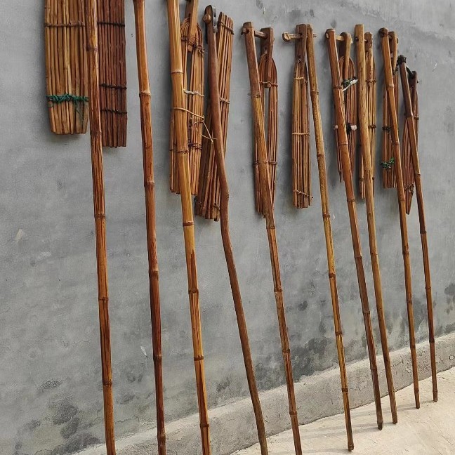 老打粮杆，保存完整，正常使用，空间怀旧陈设之佳品