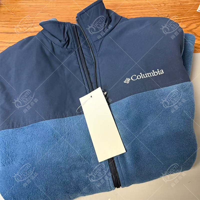 COLUMBIA/哥伦比亚 男款半拉链立领抓绒衣1552421-469