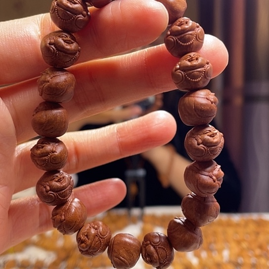 橄榄核手串/手链龙纹桃核