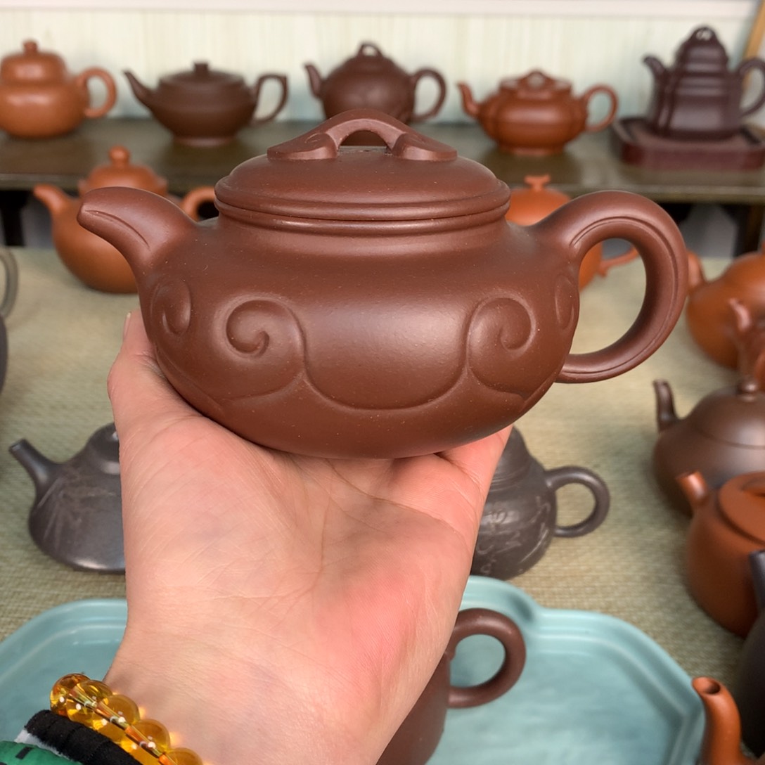 紫砂茶壶艺****）精品仿古如意