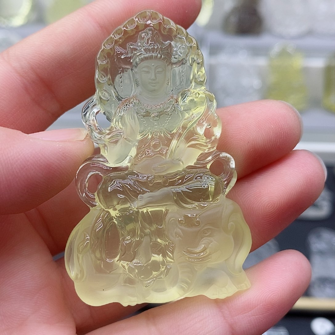 水晶颈饰未镶嵌吊坠