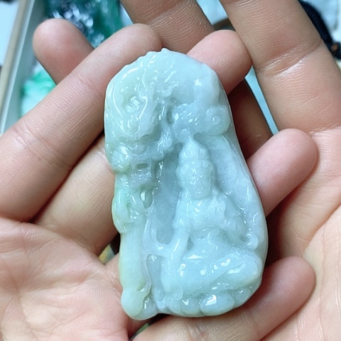 翡翠颈饰未镶嵌天然缅甸翡翠a货