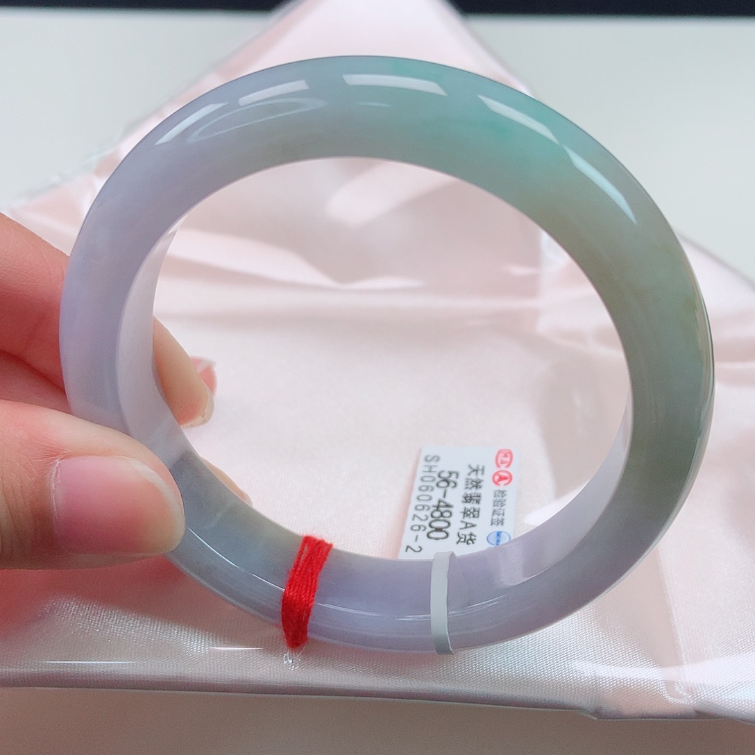 翡翠手镯未镶嵌56正圈