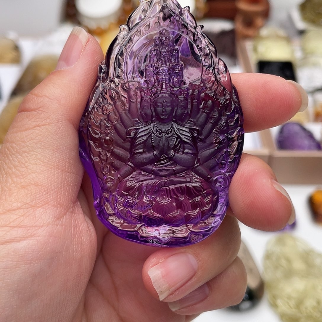 未镶嵌水晶颈饰定制