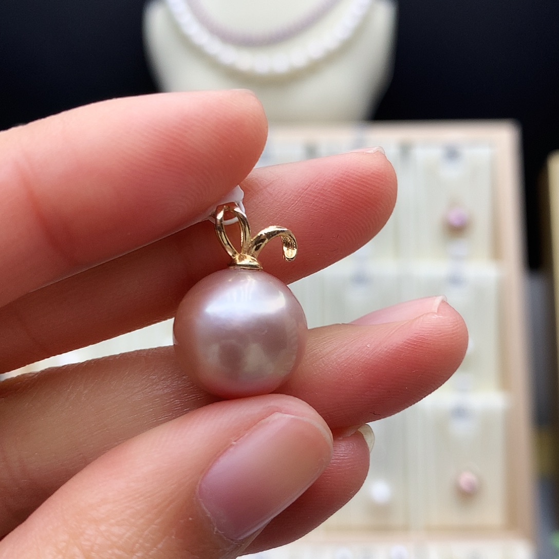 颈饰合金淡水珍珠