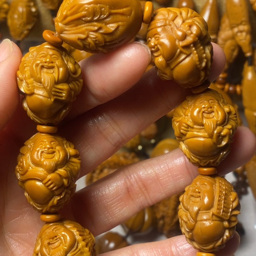 橄榄核手串/手链八大财神