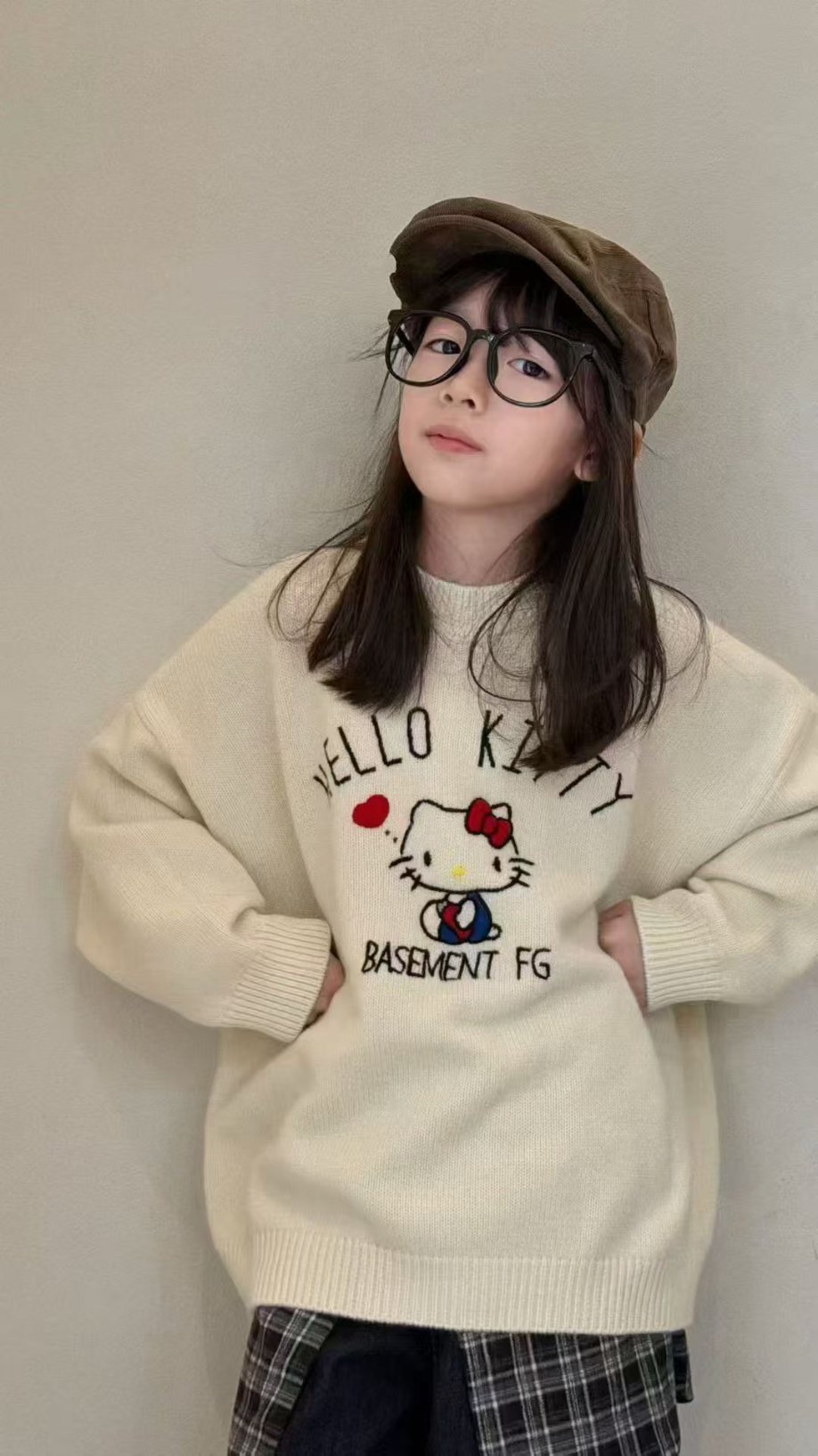 【豪宝贝】2025FW绣花kt加厚毛衣6693