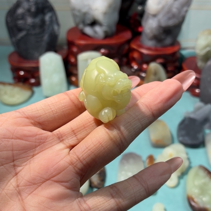 道***道和田玉未镶嵌把件