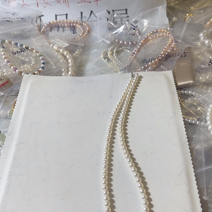 淡水珍珠未镶嵌颈饰00865