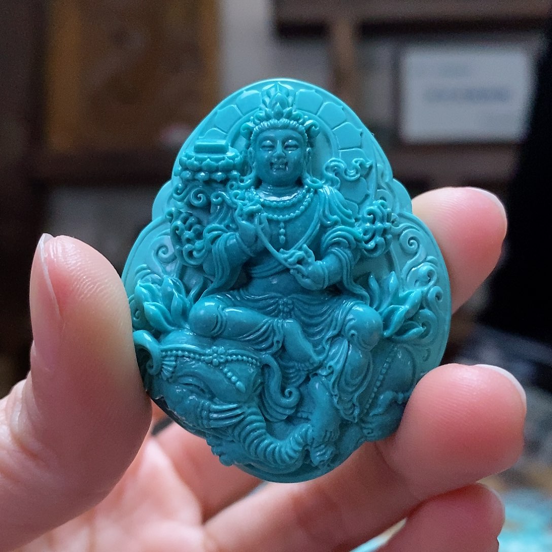 绿松石珠宝奇石未镶嵌苏****y