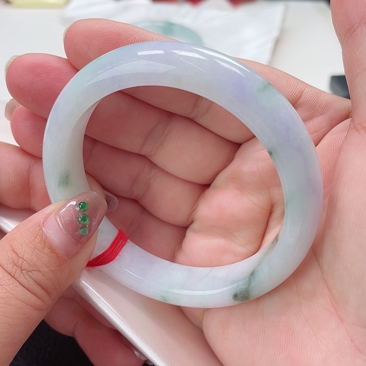 翡翠手镯未镶嵌缅甸翡翠手镯58圈