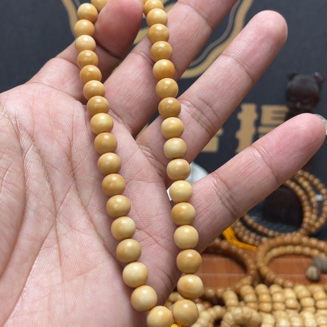 龙眼菩提吊坠龙脊菩提8圆珠手持36粒老料无科技