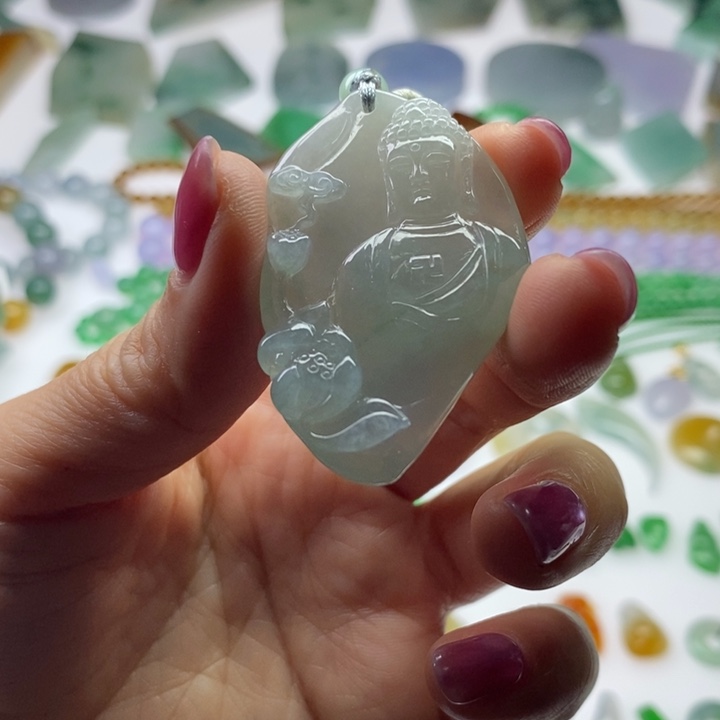翡翠未镶嵌挂件天然翡翠