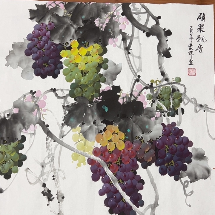 国画纯手绘手工国画作品福利68/68