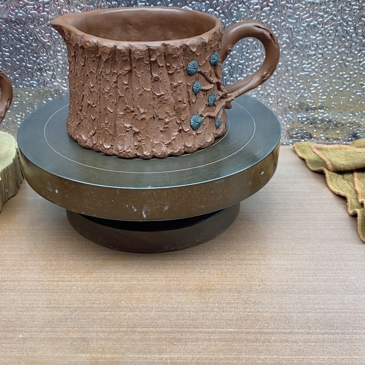 紫砂茶壶全手工松柏公道杯