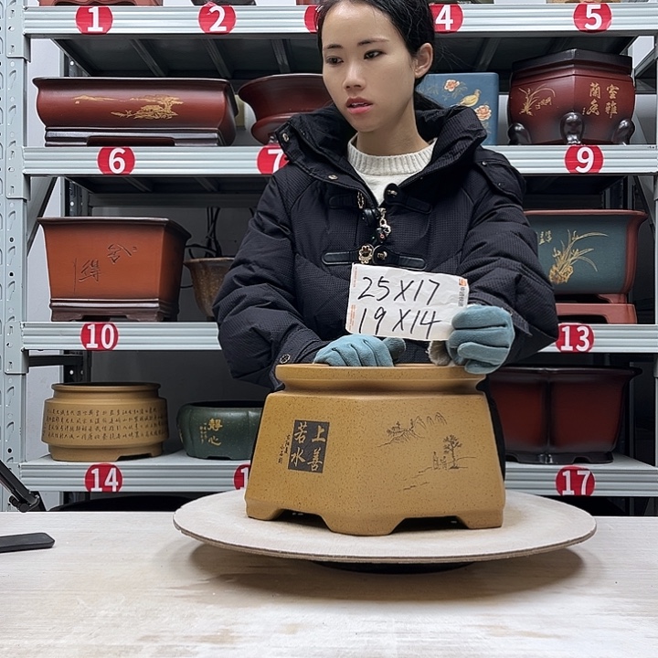 紫砂花盆紫砂花盆