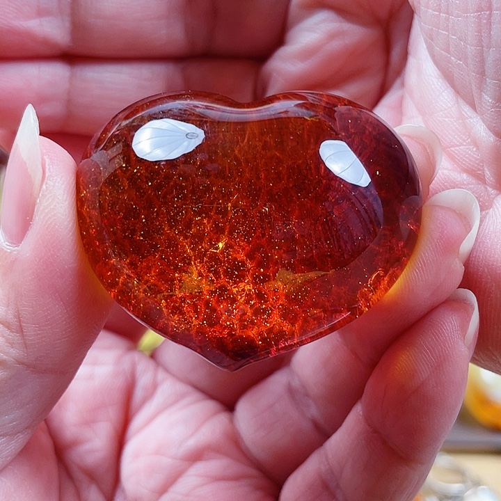 琥珀未镶嵌裸石吊坠