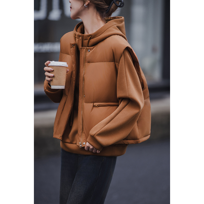 小谷粒小南瓜马甲新国标羽绒服    轻盈叠穿 宽松短款显白