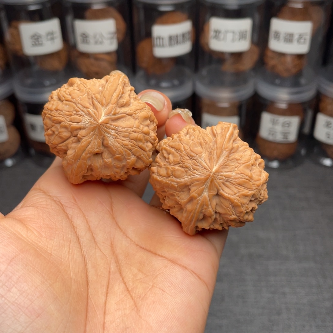 把件文玩核桃和尚头