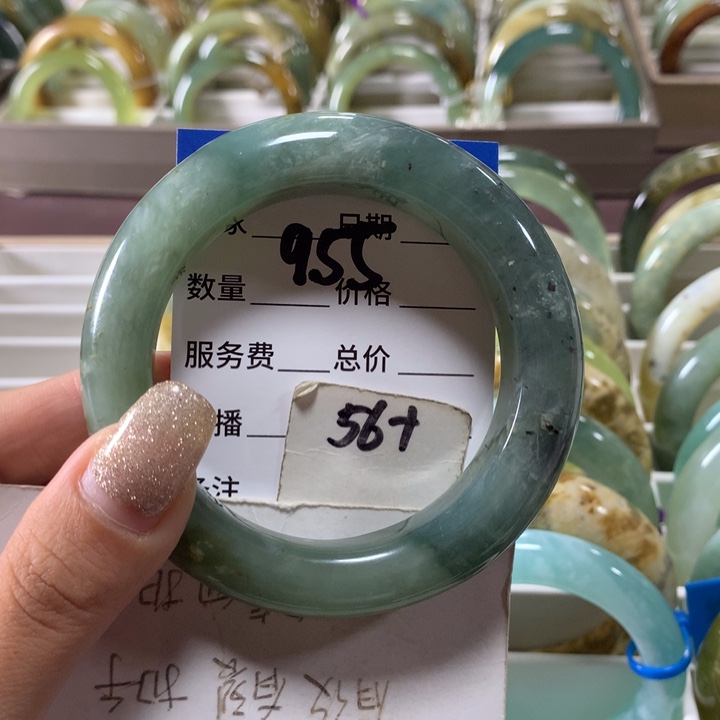 蛇纹石玉未镶嵌手镯955