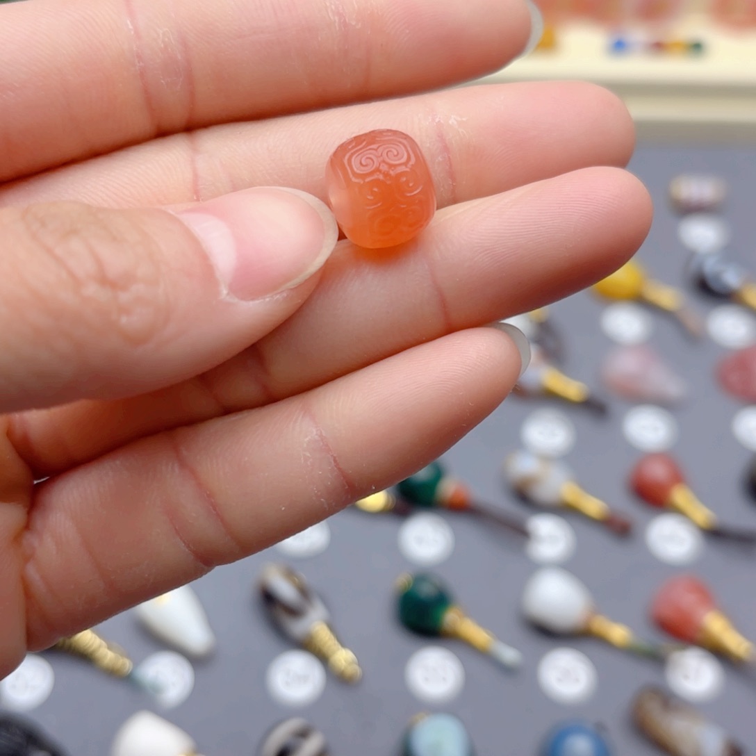 玛瑙/玉髓隔珠未镶嵌