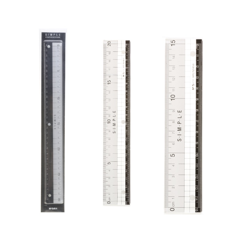 M&G/晨光【直播福利临时链接 】黑白直尺 15+20+30CM 组合装