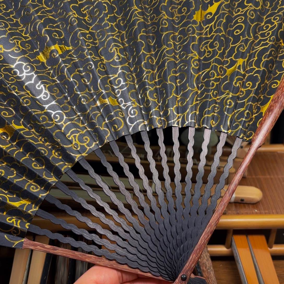 扇子芝麻粽龙鳞祥云金