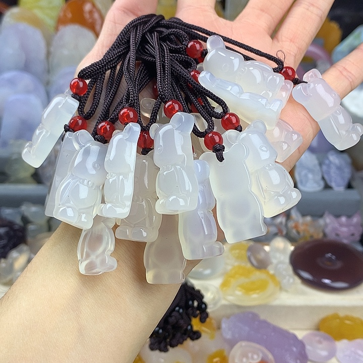 玛瑙/玉髓未镶嵌颈饰多样性发一