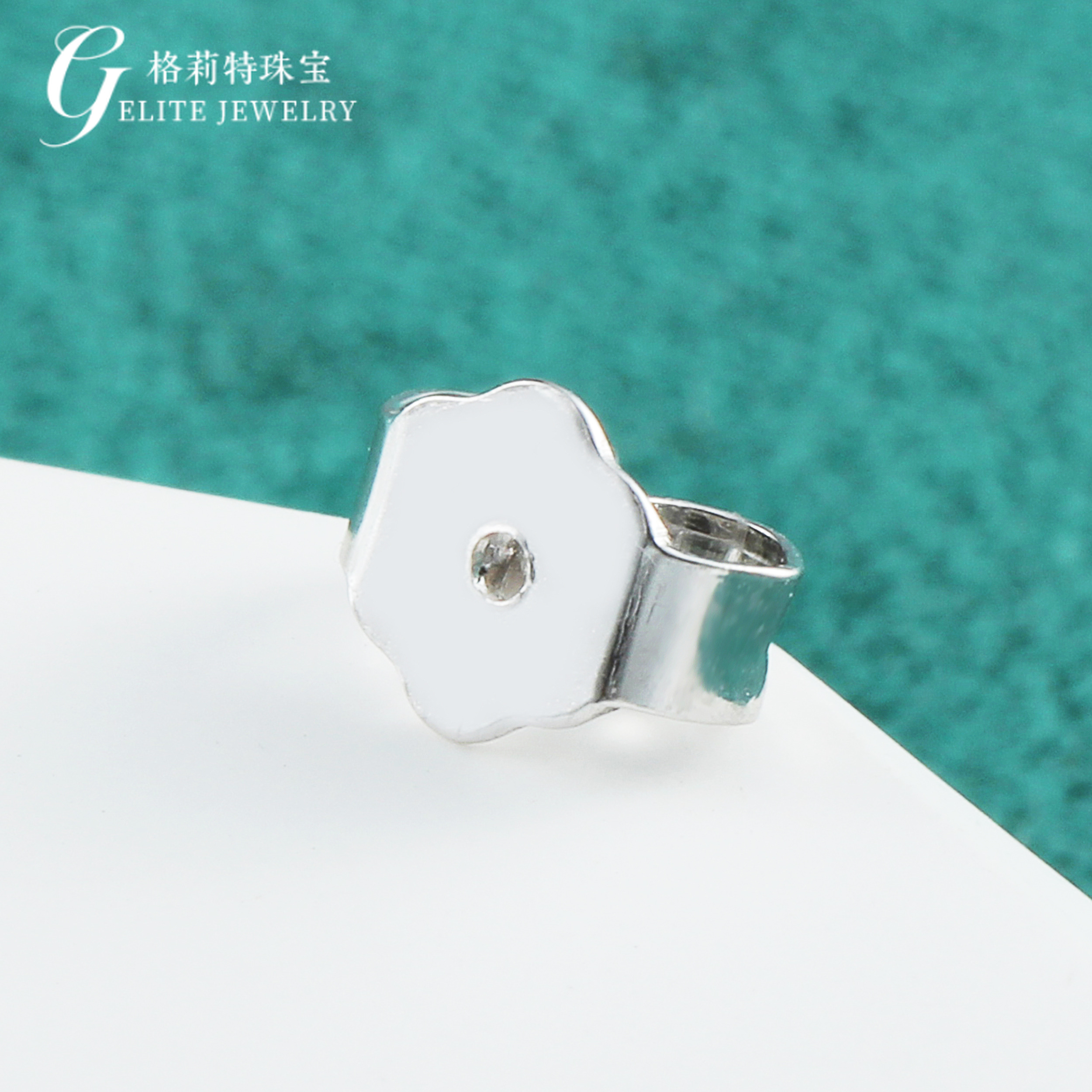 【格莉特】PT990足铂铂金耳堵配件P17