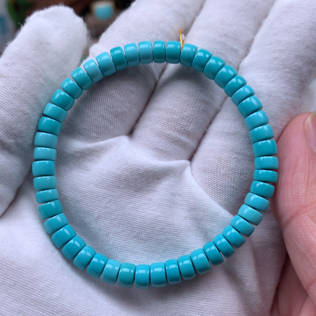 绿松石精品直切6未镶嵌