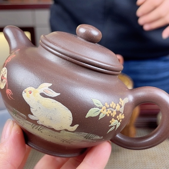 紫砂茶壶今天的天气好适合