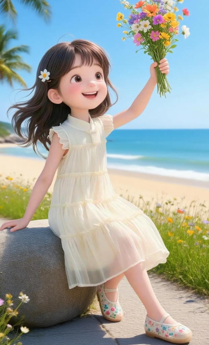 裙子夏季纯色时尚实拍有模特小童旗袍儿童长裙公主女孩女童网纱裙