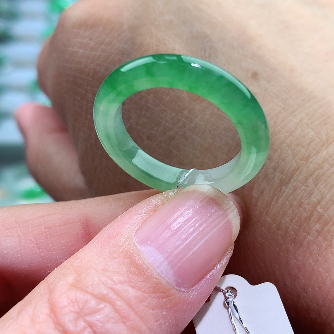 未镶嵌戒指翡翠17号