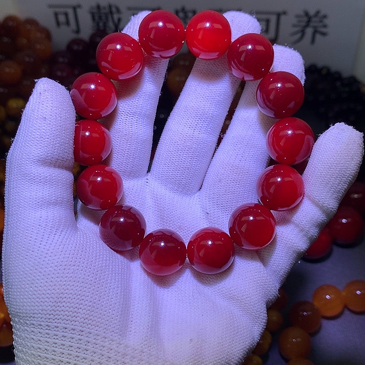 手串/手链松木1.6 帝王血龙木高冰透