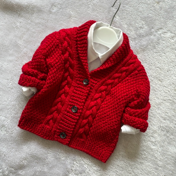 青果领开衫材料包秋之韵线。不是成品哦。11岁以上去拍秋之韵线8团