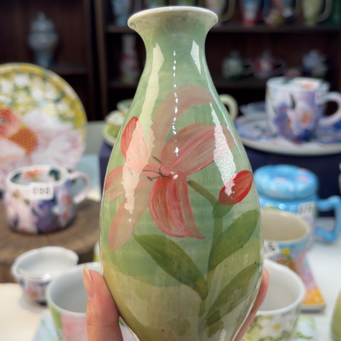 瓷片景德镇手绘高温釉下彩陶瓷茶具