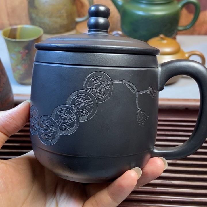 紫砂茶碗紫砂全手工