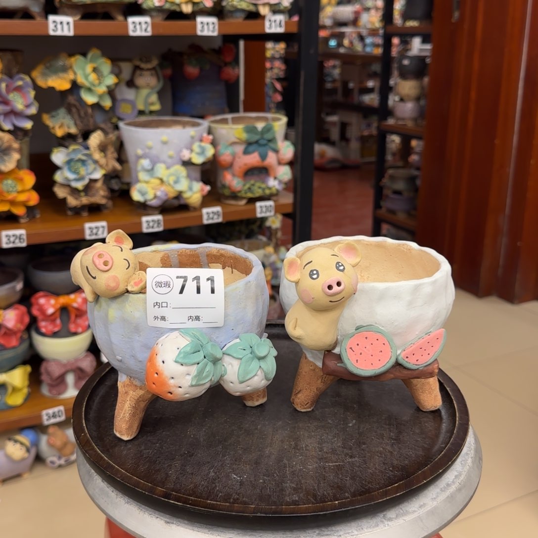 【闪购商品】粗陶手捏