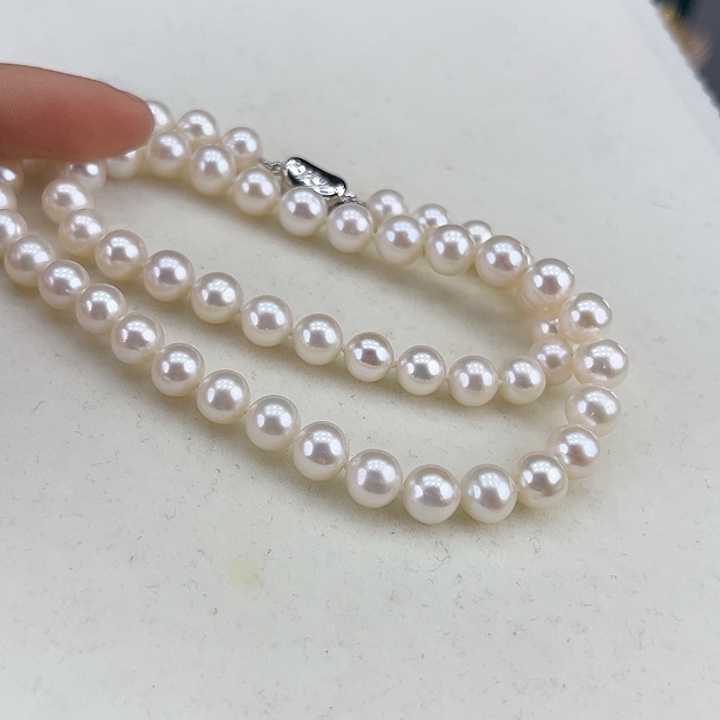 淡水珍珠银S925镶嵌颈饰➕8高品炫彩