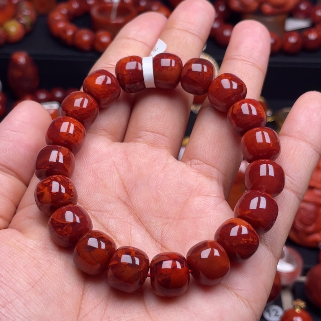 南红玛瑙珠宝奇石未镶嵌优**多单圈11➕