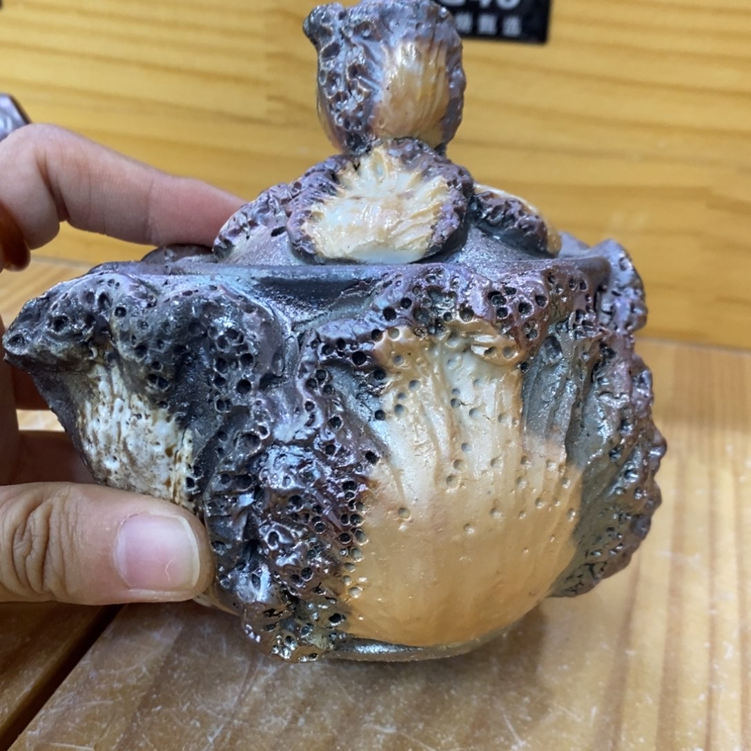 陶园柴烧，精品高货。g21瑕疵