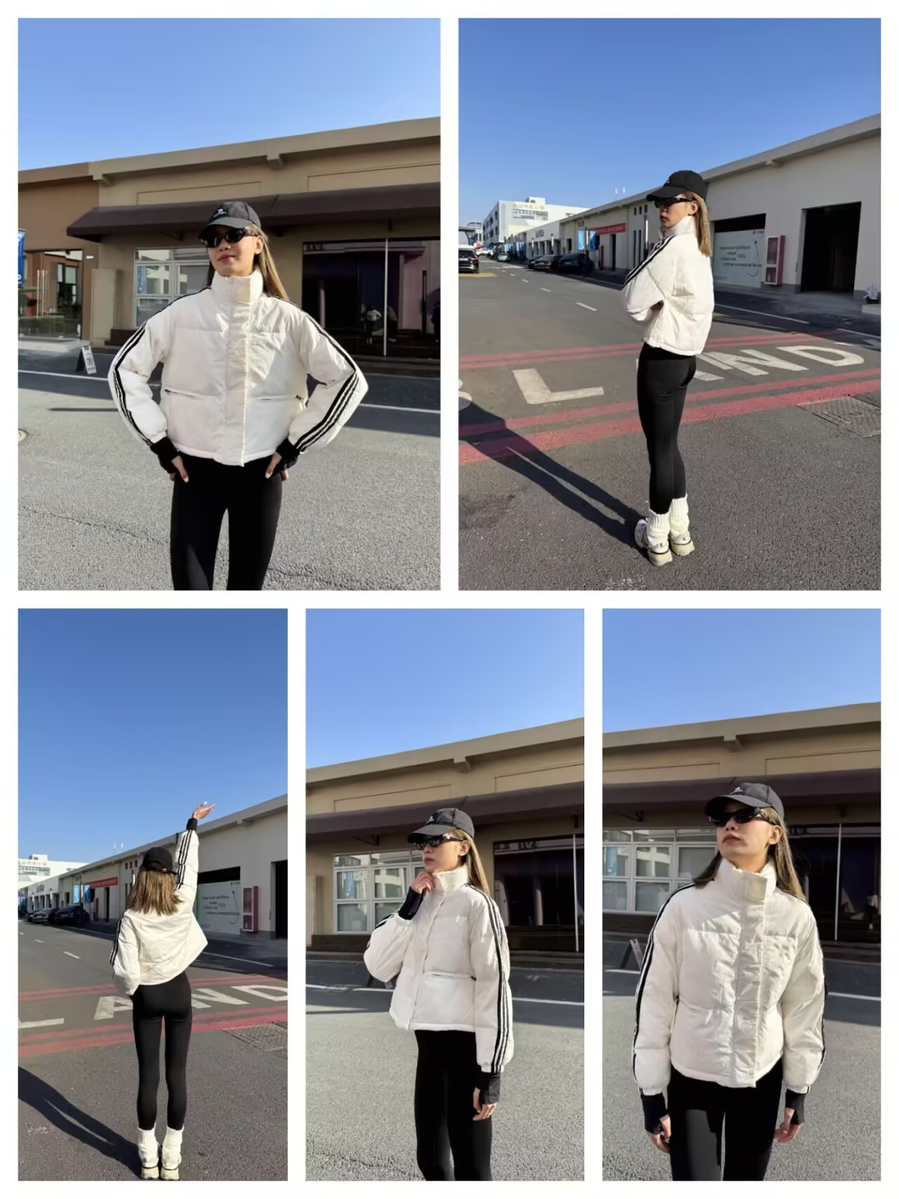 短款修身型女长袖拉链加厚女士宽松羽绒服冬季