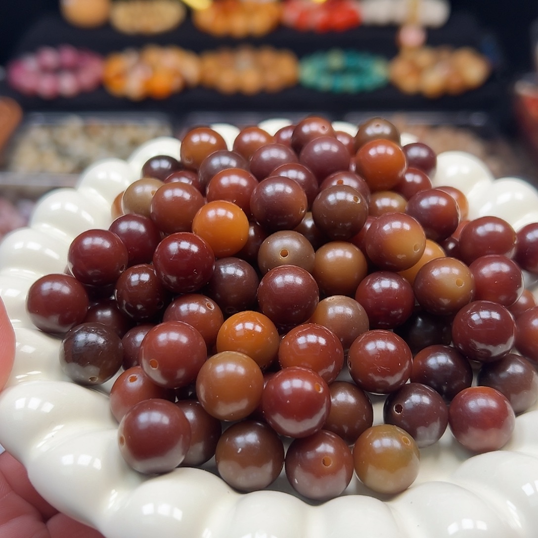 手串菩提根/象牙果卡13➕非料虎破圆150颗