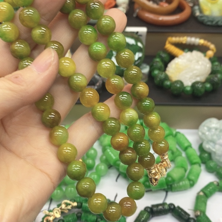 周***琴查罗石合金手链项链56