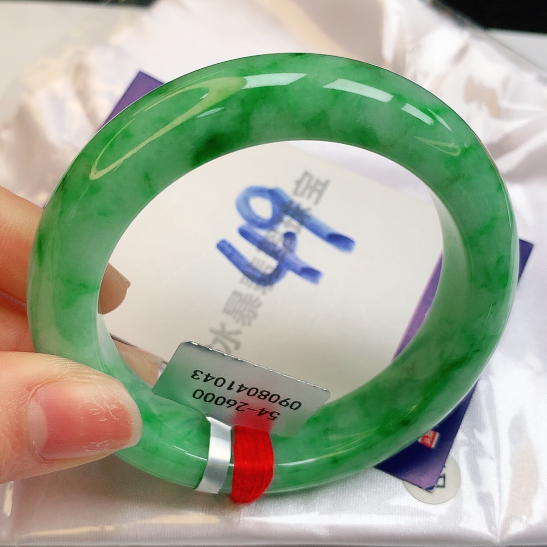 翡翠手镯未镶嵌缅甸天然a货翡翠