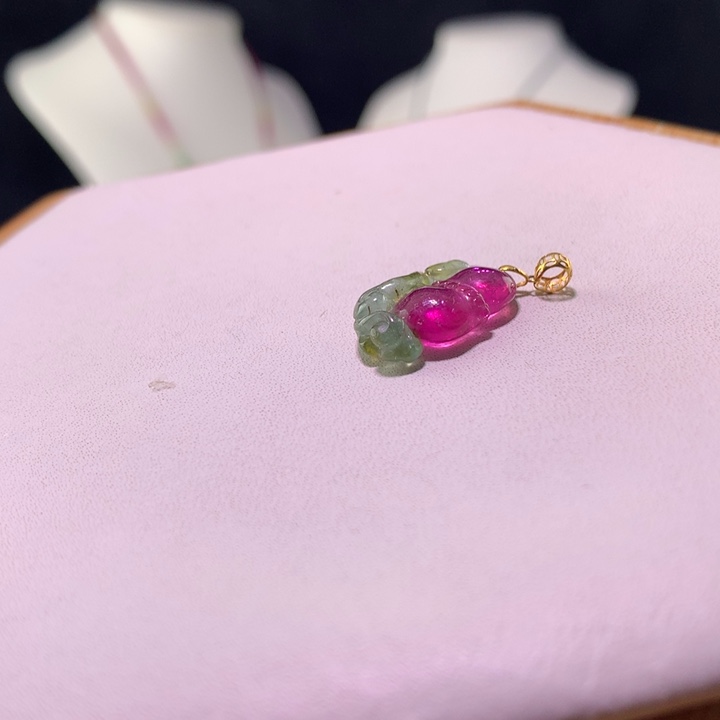 双色碧玺手链未镶嵌