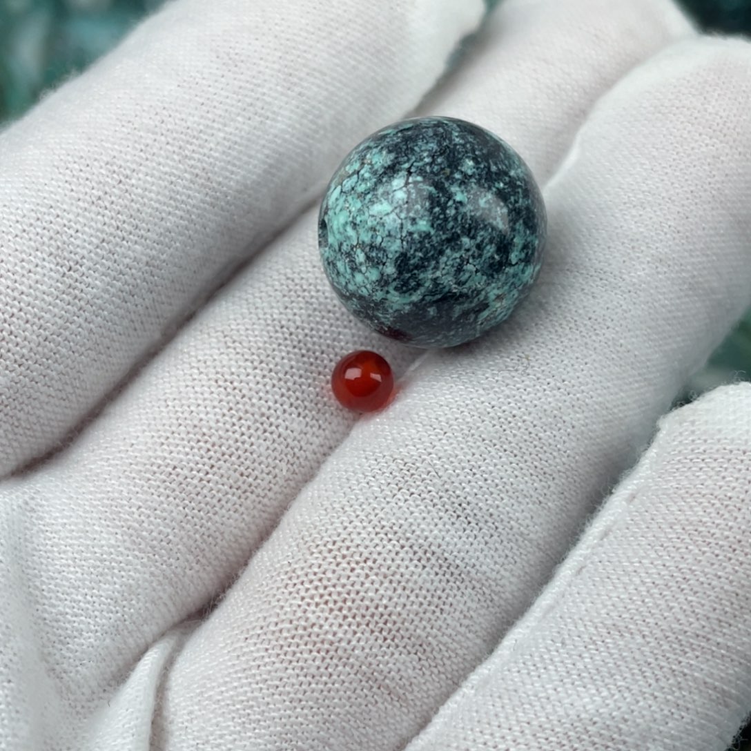 南红玛瑙未镶嵌配饰15.5