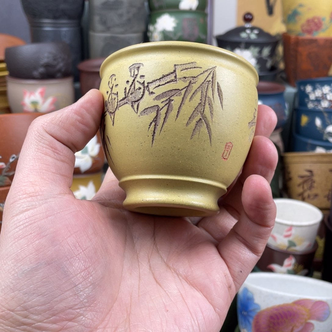 紫砂茶杯紫砂茶杯