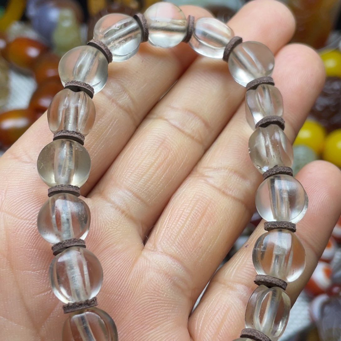 水晶颈饰未镶嵌手串