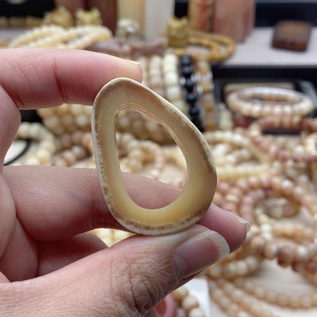 驼骨手串/手链驼骨圈圈吊坠跑环